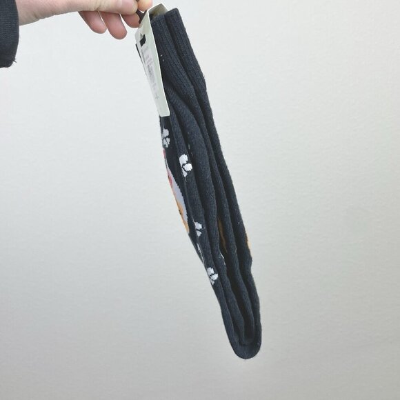 Funatic NWT Black Chocolate Lab Unisex Crewsocks New Doggy Lover Gift Pawprint - Picture 6 of 10